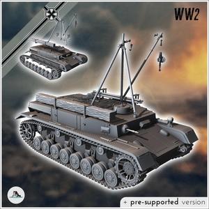 Bergepanzer IV - Germany Eastern Western Front Normandy Stalingrad Berlin Bulge WWII