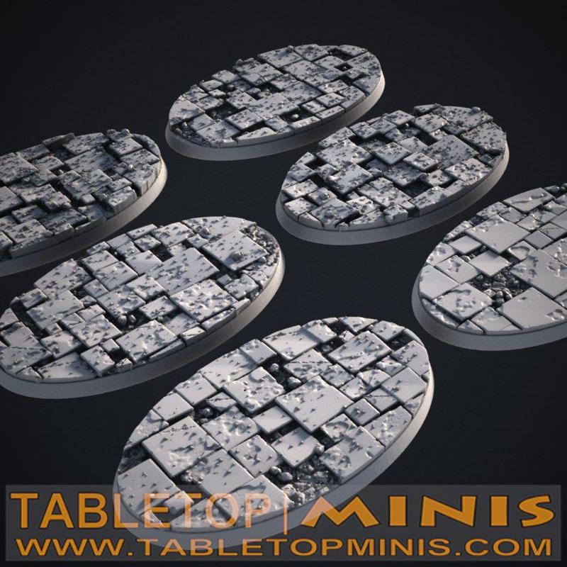 Broken Tiles 90x52mm Bases