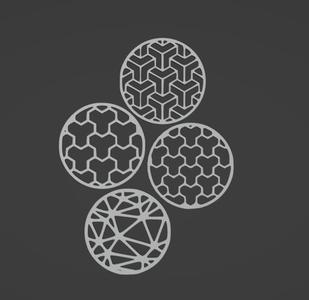 Shape coasters