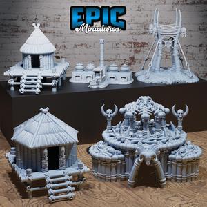 Safari Building ‧ DnD Miniature ‧ Tabletop Miniatures ‧ Gaming Monster ‧ 3D Model ‧ RPG ‧ DnDminis ‧ STL FILE