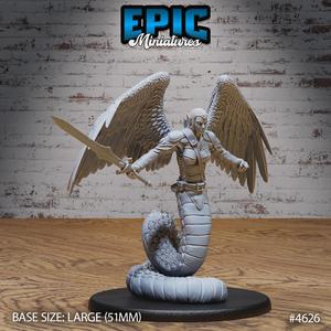Holy Serpent Attack ‧ DnD Miniature ‧ Tabletop Miniatures ‧ Gaming Monster ‧ 3D Model ‧ RPG ‧ DnDminis ‧ STL FILE