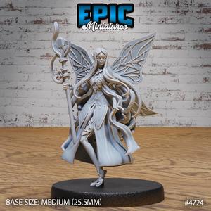 Fey Adventurer Female ‧ DnD Miniature ‧ Tabletop Miniatures ‧ Gaming Monster ‧ 3D Model ‧ RPG ‧ DnDminis ‧ STL FILE