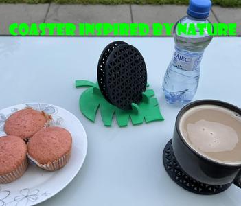 Coaster inspired by nature