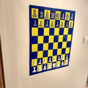 Wall magnetic chessboard