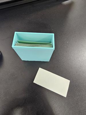 Half Size Flash Card Box