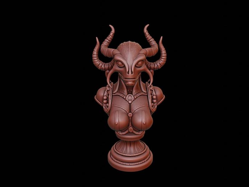Hydra Beast Bust
