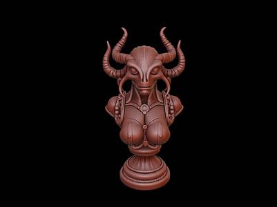 Hydra Beast Bust
