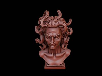 Medusa Beast Bust