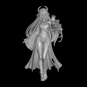 anime girl in horror costume