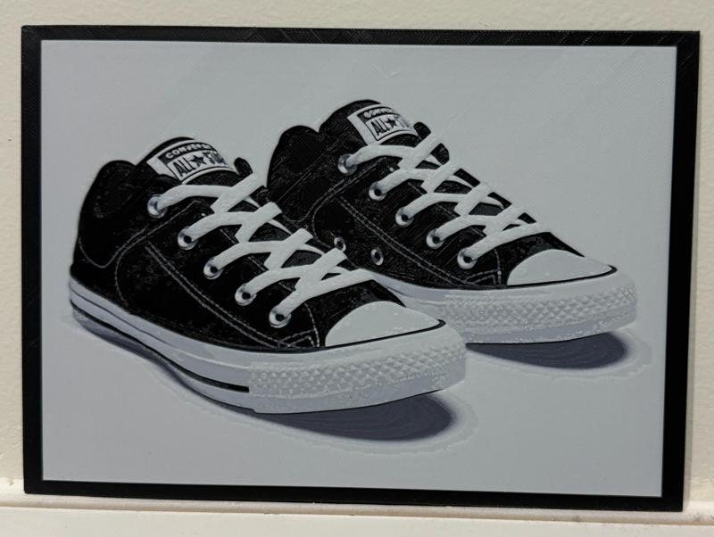 Converse All Stars - Hueforge Print