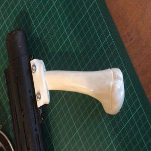 Human bone (humerus) airsoft foregrip