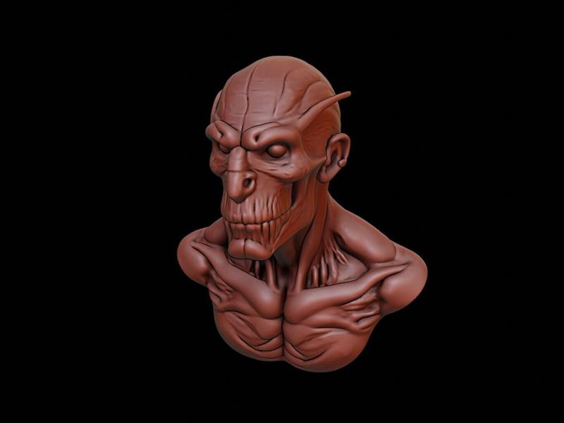 Skinwalker Beast Bust