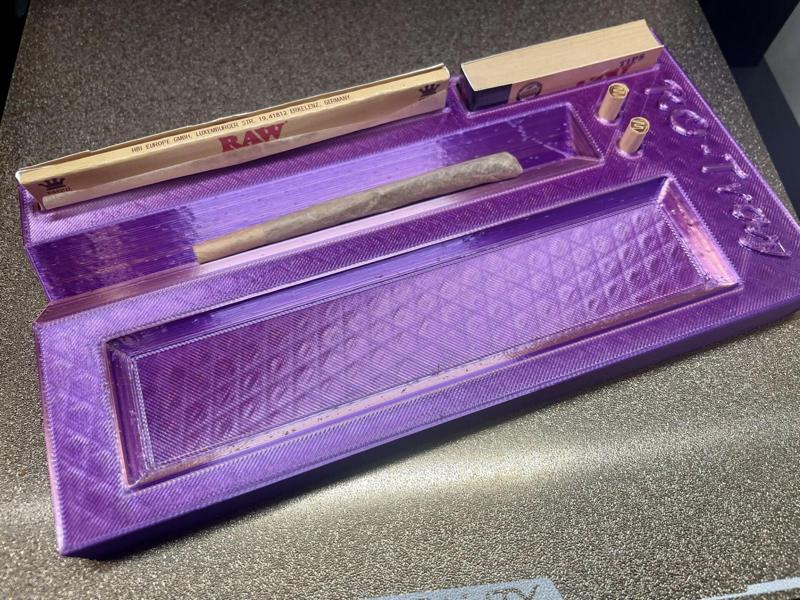 RoTray - Handy Weed Rolling Tray - Easy print in one