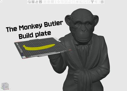 Bambu Lab P1, P1S, X1, X1C Monkey Butler Build Plate