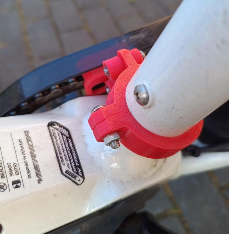 e-bike chain guide/limiter