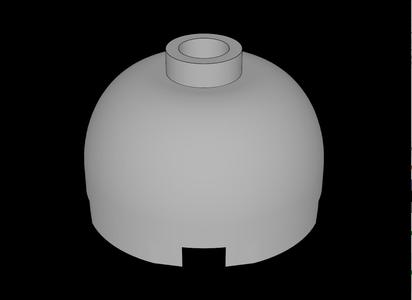 Lego Compatible (30367a.dat) Cylinder  2 x  2 with Dome Top with Blocked Stud