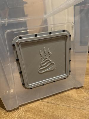 Cat litter box poject (One way doors, Frame, Clip)