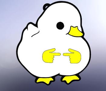 Llavero Pato UWU Keychain