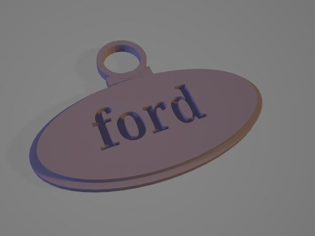 A Ford keychain for a touch of style and elegance to your vehicle!