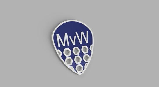 guitar pick logo (step)