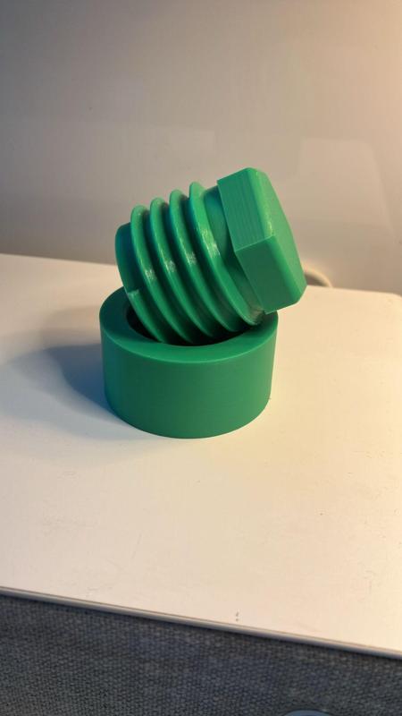 nut and bolt fidget toy