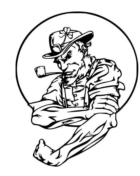 Irish Muscle Grampa Wall Art