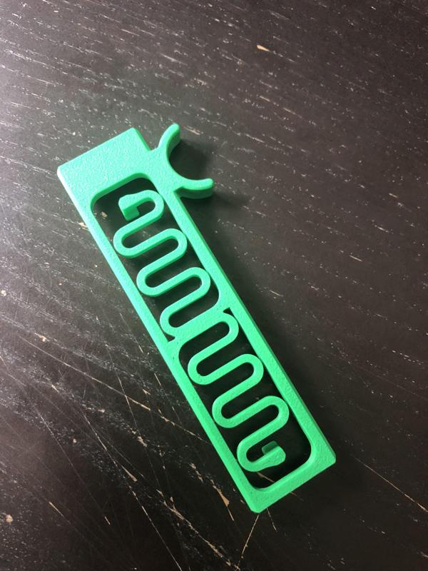 Ergonomic slider for OTF fidget