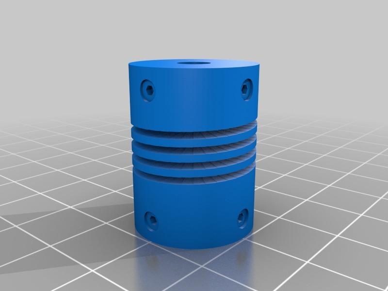 Aluminum Flex Shaft Coupler (M5 to M8, M5 to M5)