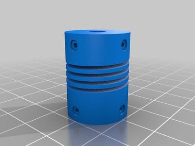 Aluminum Flex Shaft Coupler (M5 to M8, M5 to M5)