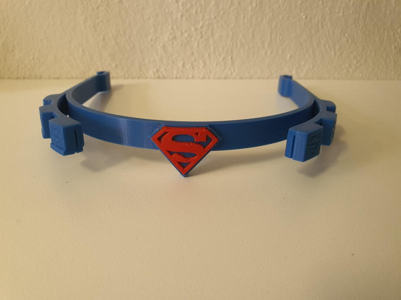 Supergirl face shield visor