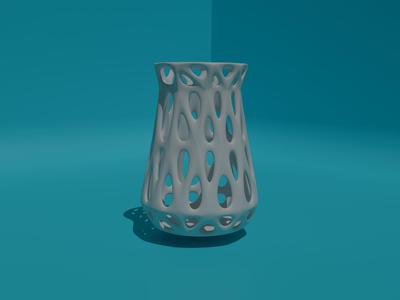 Organic Mesh Vase