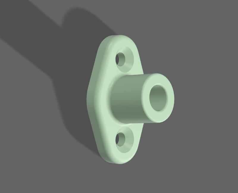 Parametric Angled Dowel Bracket