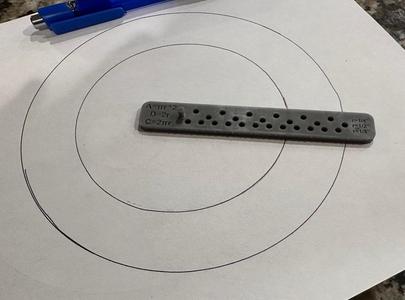 Simple Radial Circle Stencil