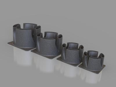 Noctua Airflow Amplifier for Different Fan Sizes (with Gopro and tripod mount)