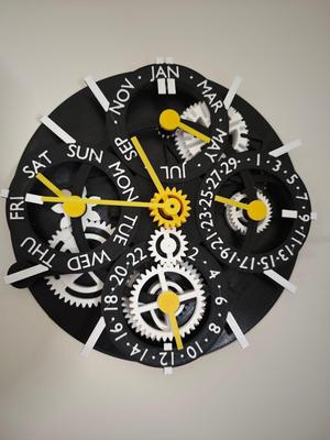 Quartz-movement Based Perpetual Calendar Clock