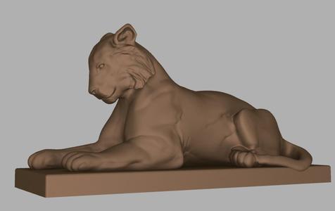 Nassau Hall Tiger Sculpt