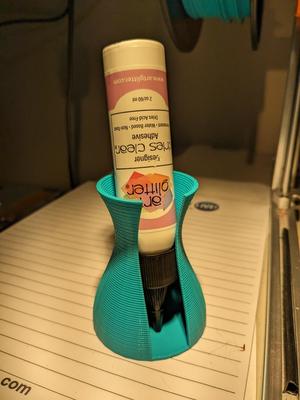 Cylindrical glue holder