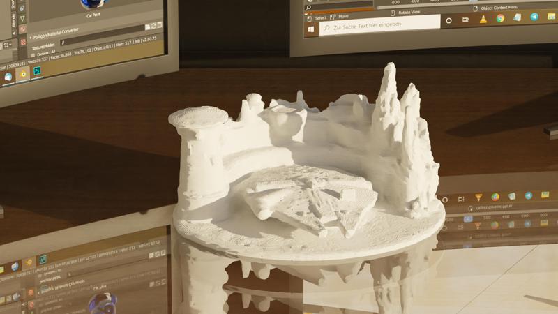 Millennium Falcon Statue - Star Wars Home Decoration