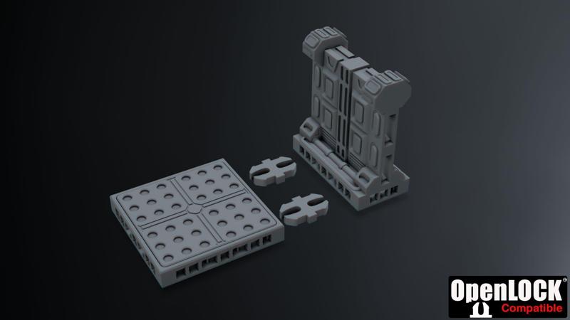 Sci Fi terrain pack sample