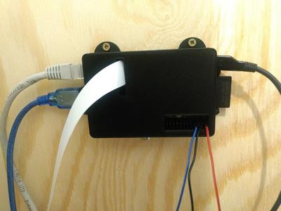 Raspberry Super-Pi case with cutouts for PiCam and GPIO