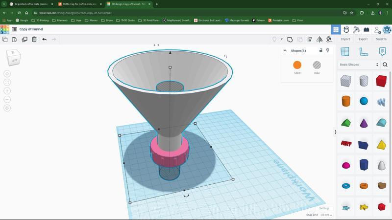 coffee mate creamer funnel