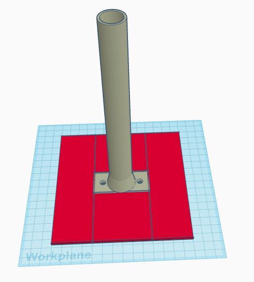roman candle/bottle rocket launcher with expanded base