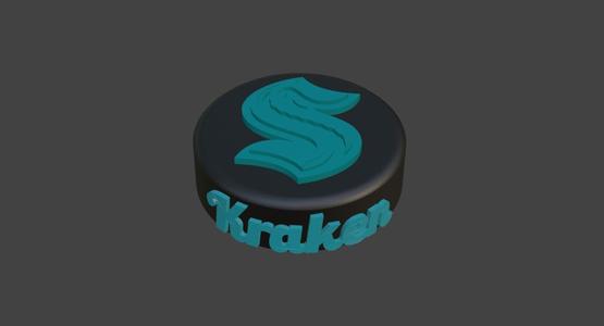 Seattle Kraken Hockey Puck