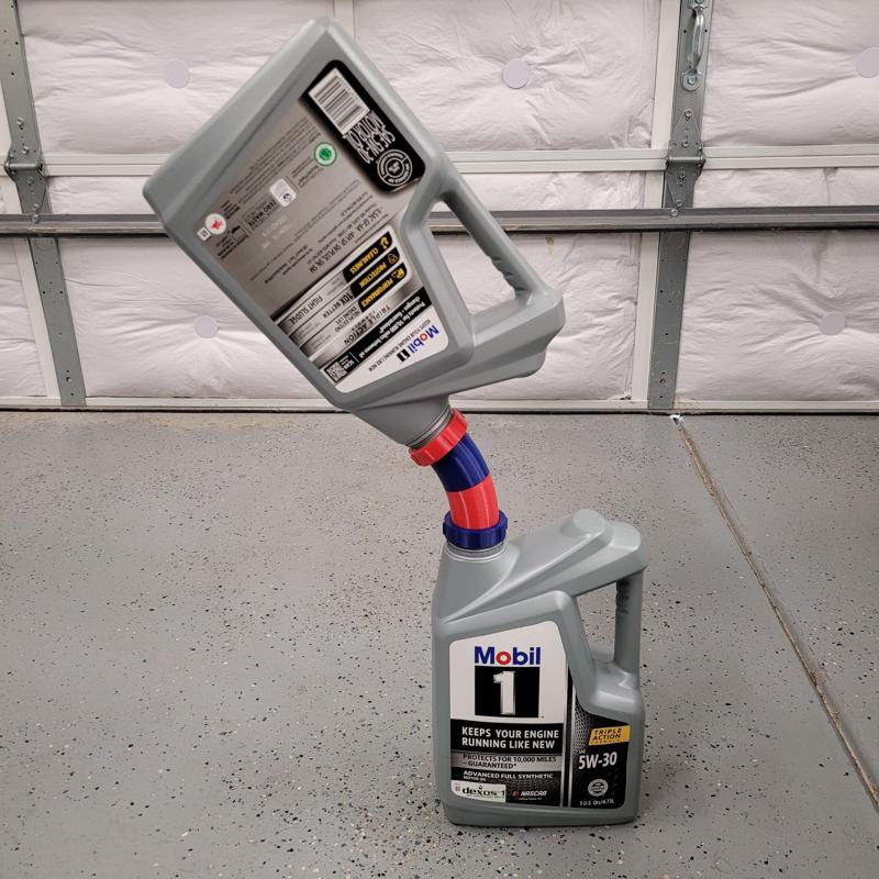 Mobile 1 Oil Bottle Drain Tube