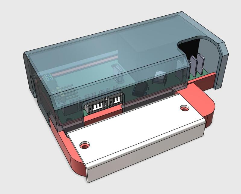 Gaggiuino PCB V3.1 enclosure with magnet base