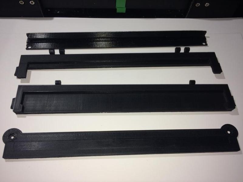 External 8x10 glass bed mount - Monoprice Maker Select / Wanhao Duplicator i3 v2.1