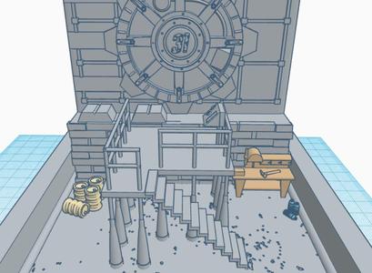 Fallout Vault 31 Diorama