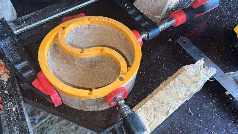 Router Template - Yin Yang Bowl