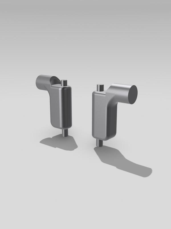 AMT 1951 Chevy Front Lowering Spindles posable