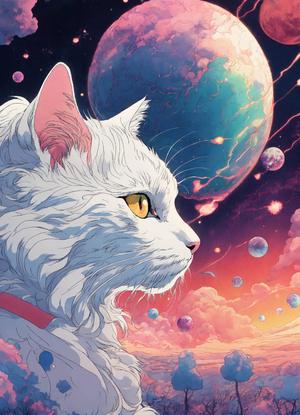 Cat In Nebula